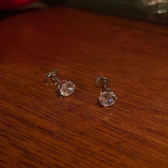 Other - 5 pairs of silver stainless steel earrings